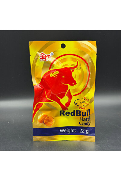 Red Bull Hard Candy Sert Şeker B3 B6 B12 Çinko
