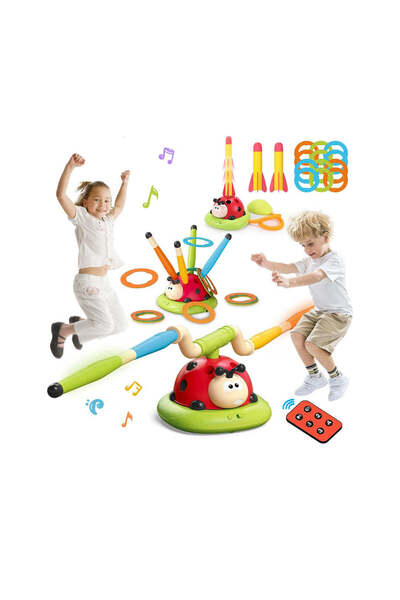 Generic 3-in-1 Kids Rocket Launcher & Musical Jump Active Play Game