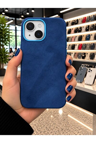 Barbanti iPhone 13/14 Uyumlu İçi Dışı Kadife MAGSAFELİ Kılıf Kamera Korumalı ...