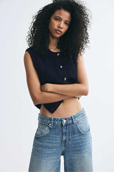 H&M Saç Örgüsü Süveter