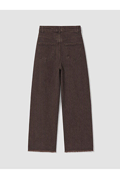 LC Waikiki Rmz Gi̇yi̇m Farkiyla Wide Leg Girls' Jean Pants