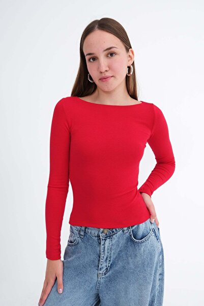 Addax Long Sleeve Modal Blouse B4419