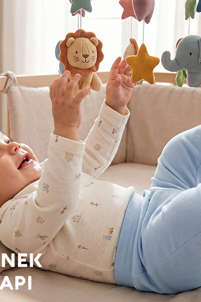 Bebetto İNTERLOK BODY SET 3LÜ (MY FIRST PLAYMATE) MAVİ