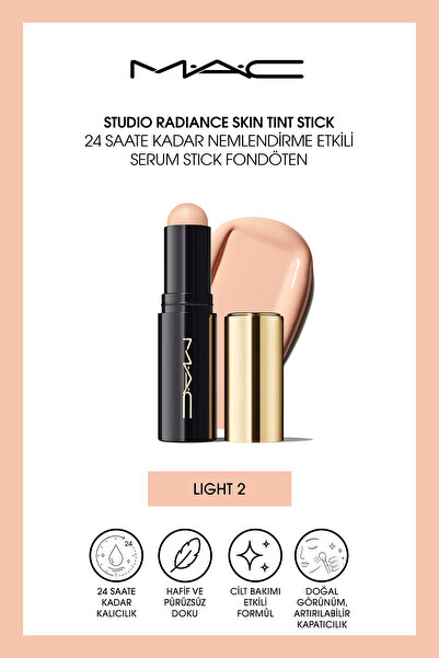 M.A.C Studio Radiance Skin Tint Stick 24 Saate Kadar Nemlendirme Etkili Serum...