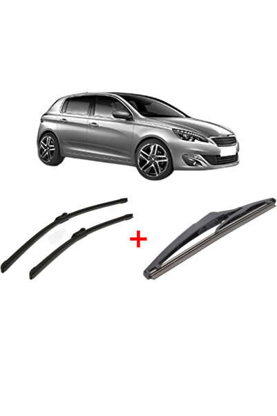 Bosch Set de 3 ștergătoare PEUGEOT 308 II (LB_, LP_, LW_, LH_, L3_) 2013-2021...