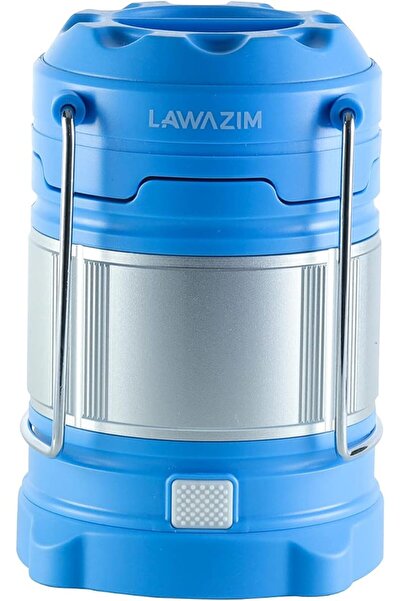 Lawazim LED Flashlight Camping Lantern 4 Modes 18cm | Blue |Camping Lights,Po...