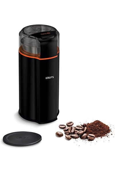 Krups Gx3328 Silent Vortex Electric Coffee and Spice Grinder 3-in-1, Quiet, R...