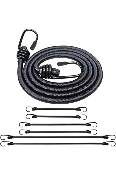GENERAL Bungee Cords with Hooks, 6PCS Bungee Cord, 3 Different Lengths Bungee...