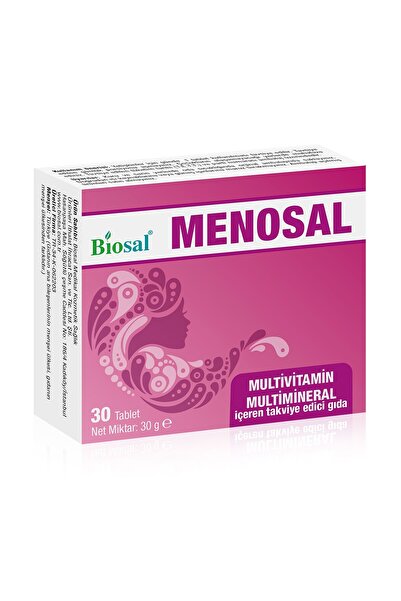 Biosal Menosal Soya Fasulyesi Ekstraktı, Magnezyum, Selenyum İçeren Menopoz D...