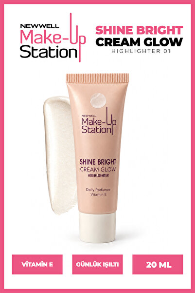 New Well Make-Up Station Shine Bright Cream Glow 01 20 ML