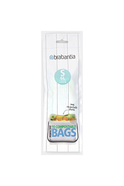 Brabantia Saci Compostabili PerfectFit Σακούλα Σκουπιδιών Κομποσταμενή Τύπου ...