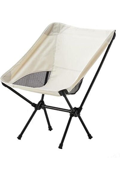 Tazweeq Foldable Camping Chair for Outdoor Use with Breathable Mesh, Steel Fr...