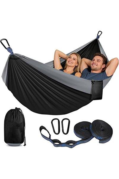 NIUBI Camping Hammock 500 lbs Capacity, Portable Hammocks with Tree Straps & ...