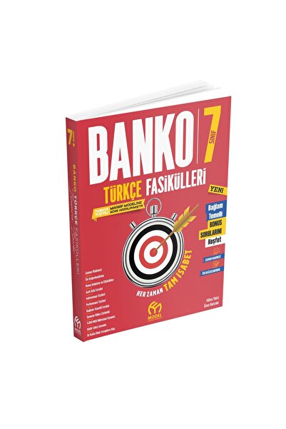 Model Eğitim Yayınları 7. Sınıf Banko Türkçe Fasikülleri