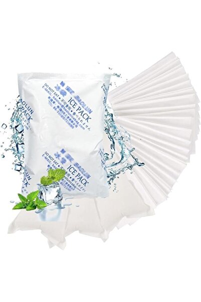 GENERAL 35 Pack Dry Ice Packs for Shipping, Reusable Ice Pack Sheets with Aut...