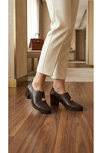 Mammamia 7385 Brown Genuine Leather Shoes