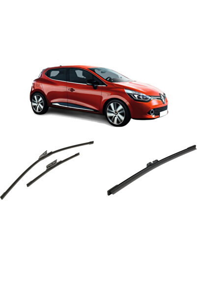Bosch Σετ 3 υαλοκαθαριστήρων RENAULT CLIO IV Grandtour (KH_) 2012-2021, για π...