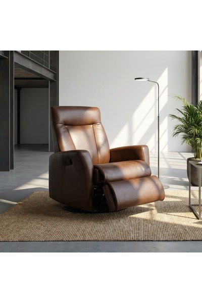 Grand Giotto XL Power Lux Swivel Glider Aurora/Havana Koltuk