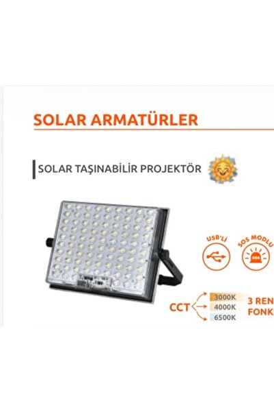 200w solar projektör