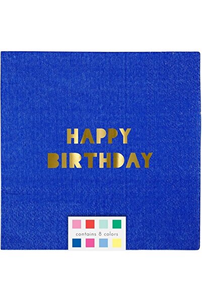 Meri Meri Happy Birthday Small Napkins