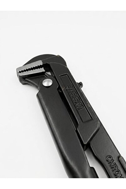 proalet BISSO S-Ağız Maşalı Boru Anahtarı, Krom Vanadyum Çelik Ağır Hizmet Tipi Ayarlanabilir Su Tesisatçı Anahtarı (1,5''inc)