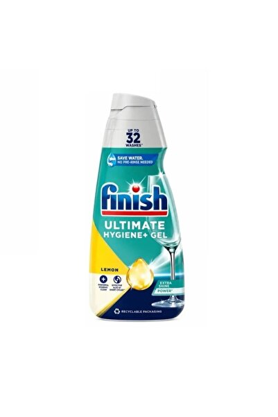 Finish Detergent pentru mașina de spălat vase, Ultimate Hygiene+ Gel Lămâie, ...