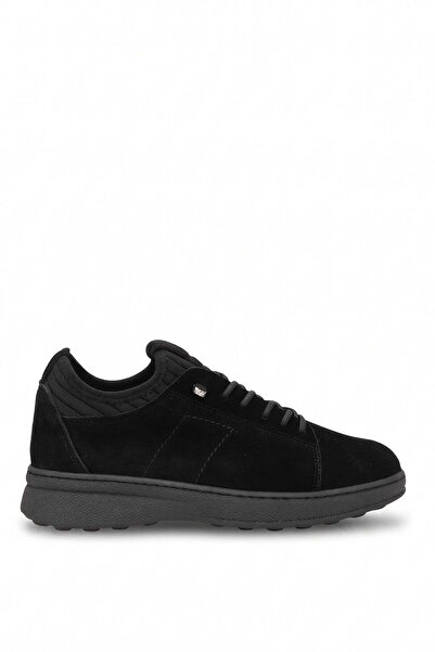 Mammamia D26Ka-510 Women's Genuine Suede Leather Casual Shoes Black
