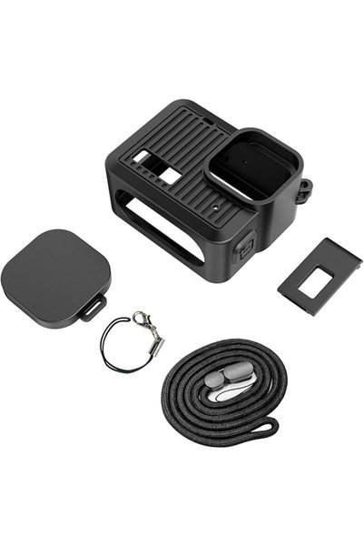 NALACAL غطاء سيليكون مطاطي لكاميرا GoPro Hero 4K، غلاف واقي مع غطاء للبطارية،...