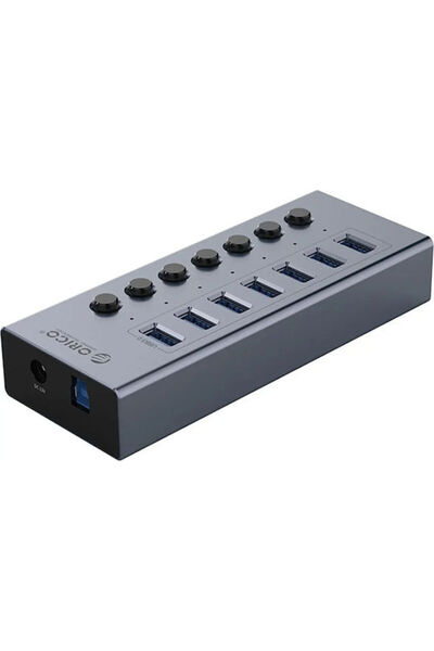 Orico Διανομέας USB 3.0 ΕΕ 7 Θυρών με Σύνδεση USB-A Γκρι Κωδικός: BT2U3-7AB-E...
