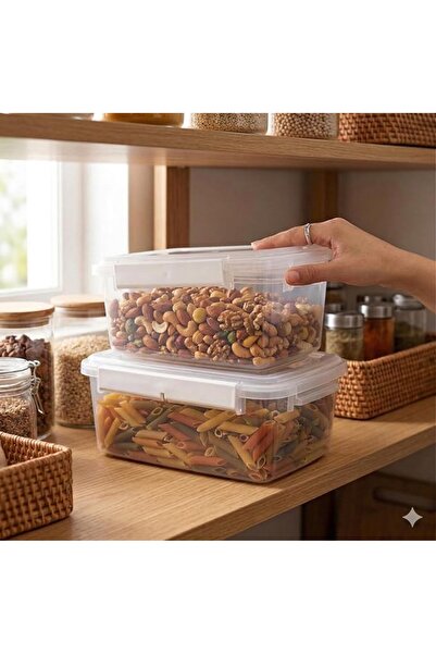 Plasticna Airtight Plastic Food Container Set – Large Capacities – BPA-Free S...