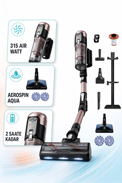 TEFAL X-Force 16.60 Aqua Islak Kuru Şarjlı Dikey Süpürge Aqua Başlıklı Zemin ...