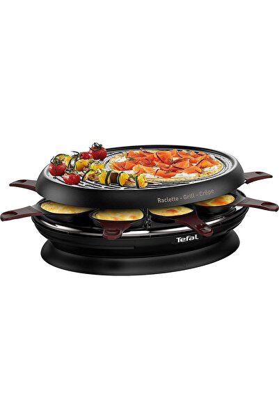 TEFAL RE3200 Store'In Raclette, 1050 watt, raclette, ızgara ve krep, 8 tava, ...
