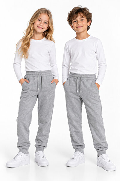 Shifre Çocuk Okul Eşofman Altı Unisex Jogger 6-13 Yaş