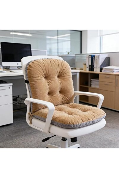 GENERAL Non-Slip Chair Cushion Set with Thick Padding and Velvet Fabric，Inclu...