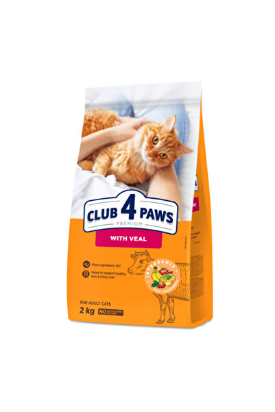 Club4Paws Dry Food for Adult Cats Meat Club 4 Paw - 2 kg