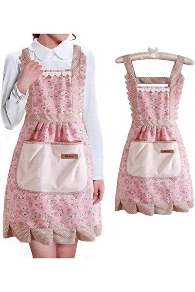 SWIUKPHE Waterproof Bib Apron with Pocket, Cotton Canvas Chef Apron for Women...