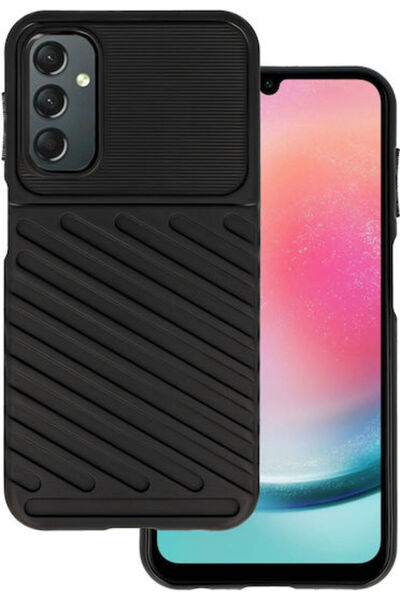 OEM Για Μαύρη Θήκη Σιλικόνης Πίσω Κάλυψης (Samsung Galaxy A24 4G)