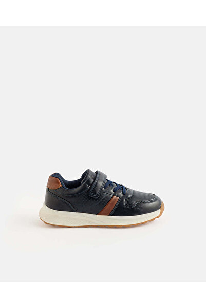 REDTAG Senior Boys Navy Colour Block Sneakers