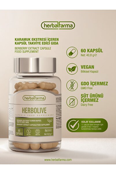 Herbalfarma Zeytin Yapraklı Çay & Herbolive Kapsül 2'li Set