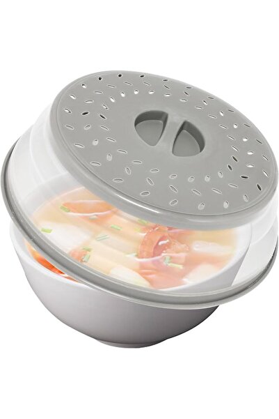 RUNZI 8.3inch Collapsible Microwave Food Cover, Splatter Guard,Vented Microwa...