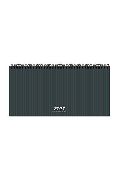 KESKİN COLOR 2027 Haftalık Spralli Masa Ajandası (16x33,5) Cm AJ-66 Çizgili