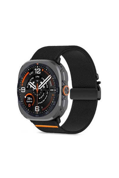 Tech-Protect Υφασμάτινο λουράκι μαύρο (Galaxy Watch Ultra / Ultra 2)