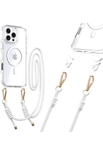 tel protect Πίσω Θήκη Σιλικόνης 1.2mm με Λουράκι Διαφανής (iPhone Air)
