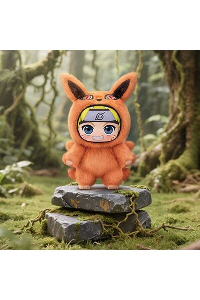 EAKI Naruto Cute Beast Party series plush pendant, 1 piece, adorable Japanese anime bag hanger