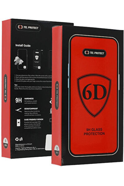 tel protect Πλήρης Κόλλα 6D Σκληρυμένο Γυαλί Samsung Galaxy A57 5G Μαύρο Πακέ...