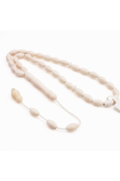 Generic Brand Camel Bone Rosary Prayer Beads – “Adham Jamal” Rice Beads, 33 B...