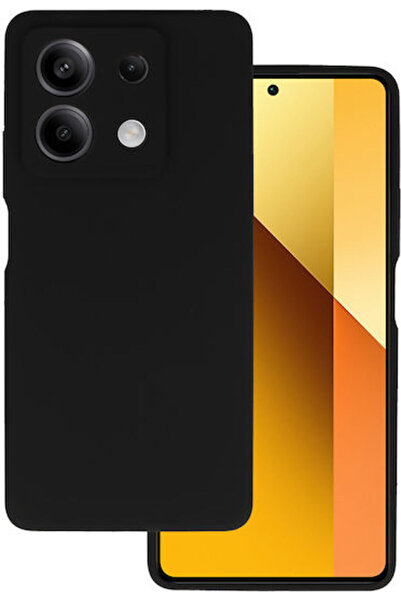 Toptel Πίσω Κάλυμμα Σιλικόνης / Πλαστικό Μαύρο (Redmi Note 13 5G)