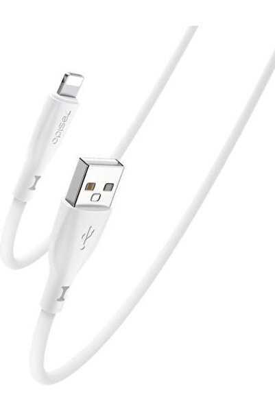 Yesido Καλώδιο USB-A σε Lightning 12W Λευκό 1μ