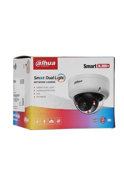 ALHUA IPC-HDW1639T-A-IL كاميرا شبكة عين السمكة الذكية ذات الإضاءة المزدوجة بد...