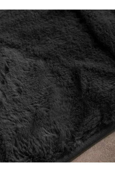 LC Waikiki Lcw Home Anthracite Plush Bath Mat 50X80 cm
